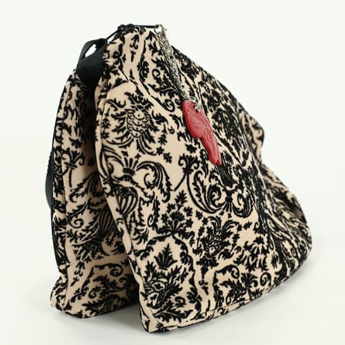 ウェッジソールタイプ シューズドレスバッグ 無地ナイロン 2