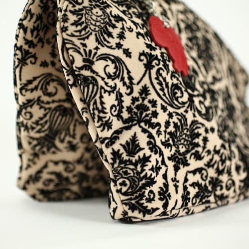 ウェッジソールタイプ シューズドレスバッグ 無地ナイロン 4